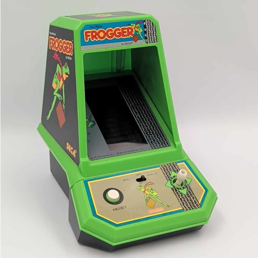 Vintage Coleco Frogger Tabletop Arcade Game 1982 SEGA Clean, Tested & Working